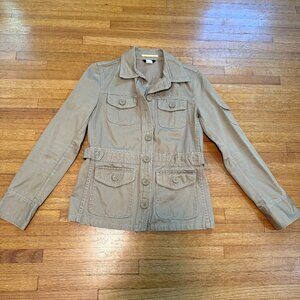J.Crew Safari Utility Jacket | Khaki | Size Small